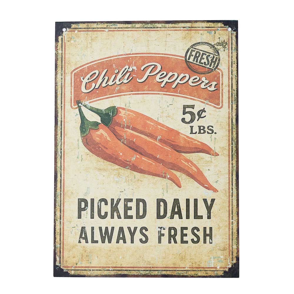 Cartel Chapa Chili - imagen del producto